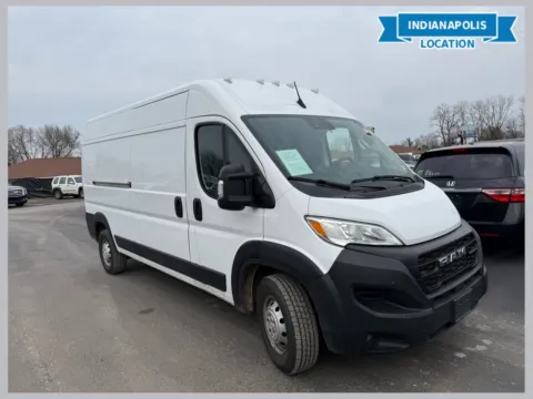 White 2023 Ram ProMaster 2500 High Roof for sale in Indianapolis, IN