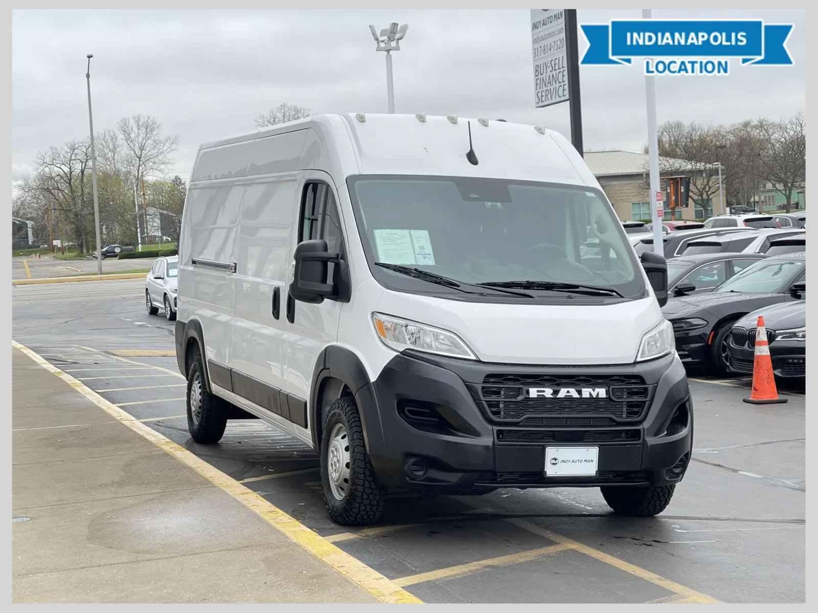 White 2023 Ram ProMaster 2500 High Roof for sale in Indianapolis, IN