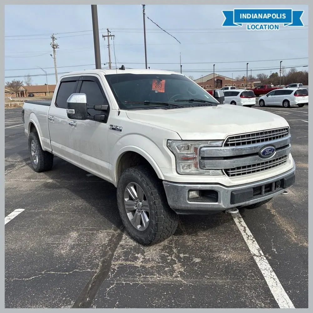 White 2019 Ford F-150 Lariat for sale in Indianapolis, IN