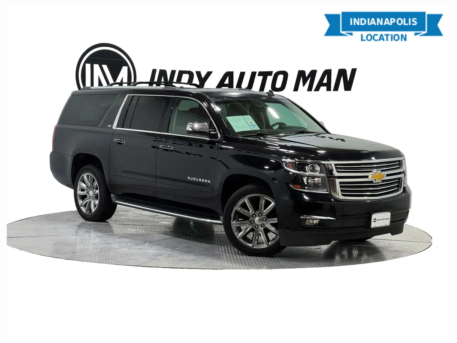Black 2015 Chevrolet Suburban LTZ for sale in Indianapolis, IN