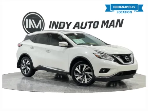 White 2017 Nissan Murano Platinum for sale in Indianapolis, IN