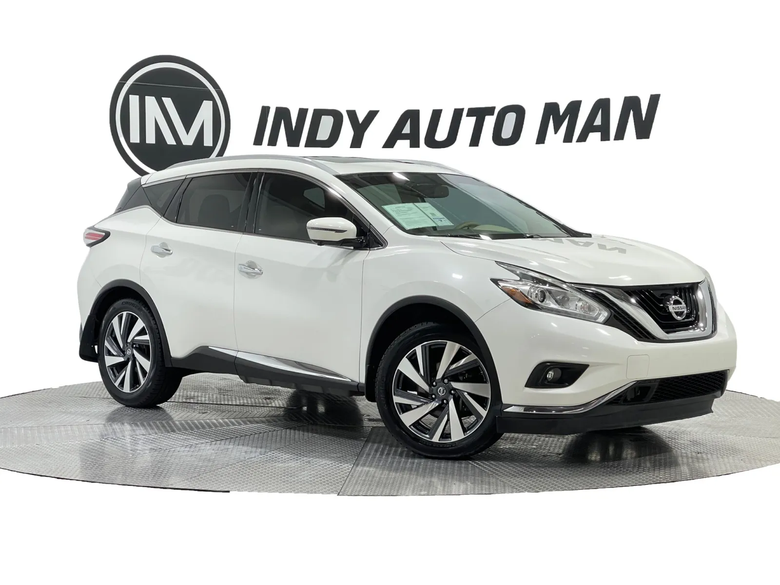 White 2017 Nissan Murano Platinum for sale in Indianapolis, IN