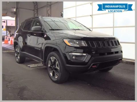 Black 2018 Jeep Compass Trailhawk for sale in Indianapolis, IN