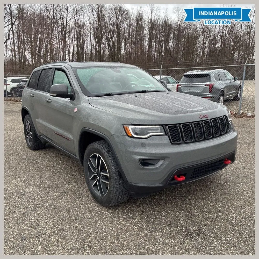 Gray 2020 Jeep Grand Cherokee Trailhawk for sale in Indianapolis, IN