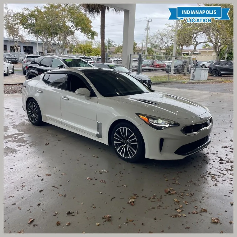 White 2018 Kia Stinger Premium for sale in Indianapolis, IN