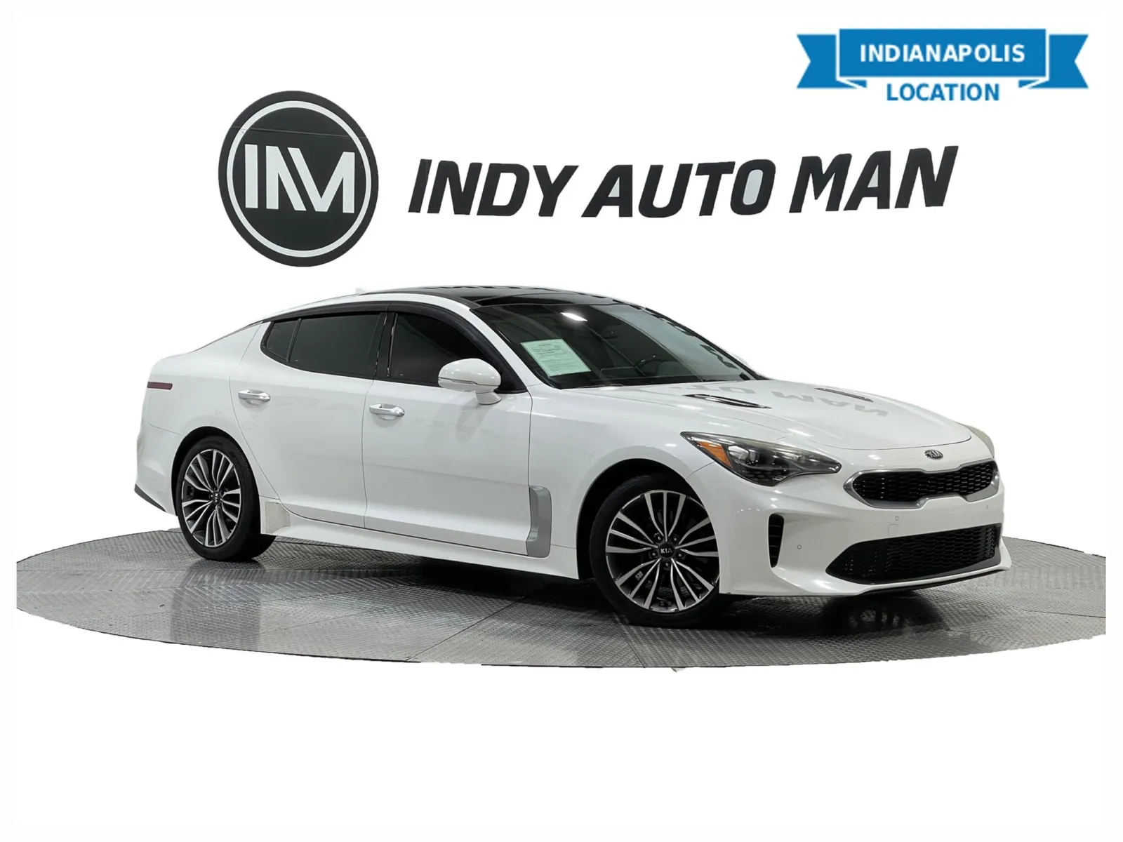 White 2018 Kia Stinger Premium for sale in Indianapolis, IN