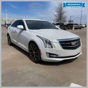 White 2018 Cadillac ATS 3.6L Premium Luxury for sale in Indianapolis, IN