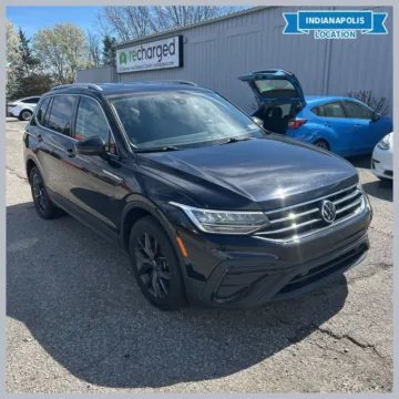 Black 2022 Volkswagen Tiguan 2.0T SE for sale in Indianapolis, IN