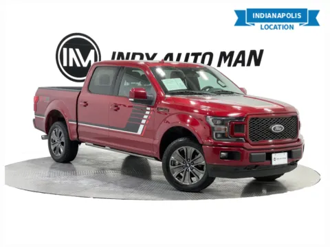 Red 2018 Ford F-150 Lariat for sale in Indianapolis, IN