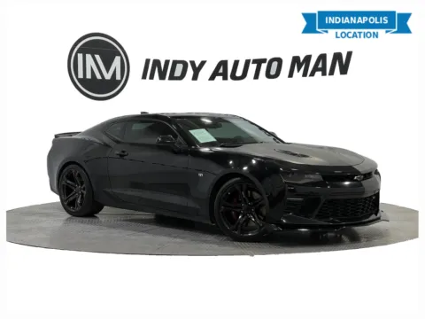 Black 2018 Chevrolet Camaro SS 1SS for sale in Indianapolis, IN