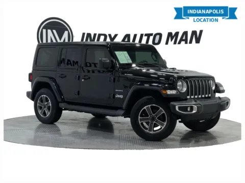 Black 2023 Jeep Wrangler Sahara for sale in Indianapolis, IN