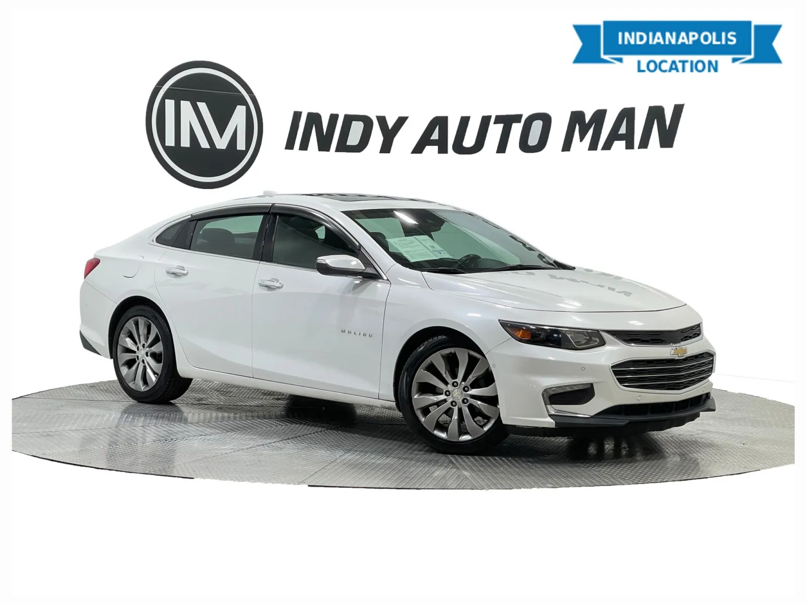 White 2017 Chevrolet Malibu Premier for sale in Indianapolis, IN