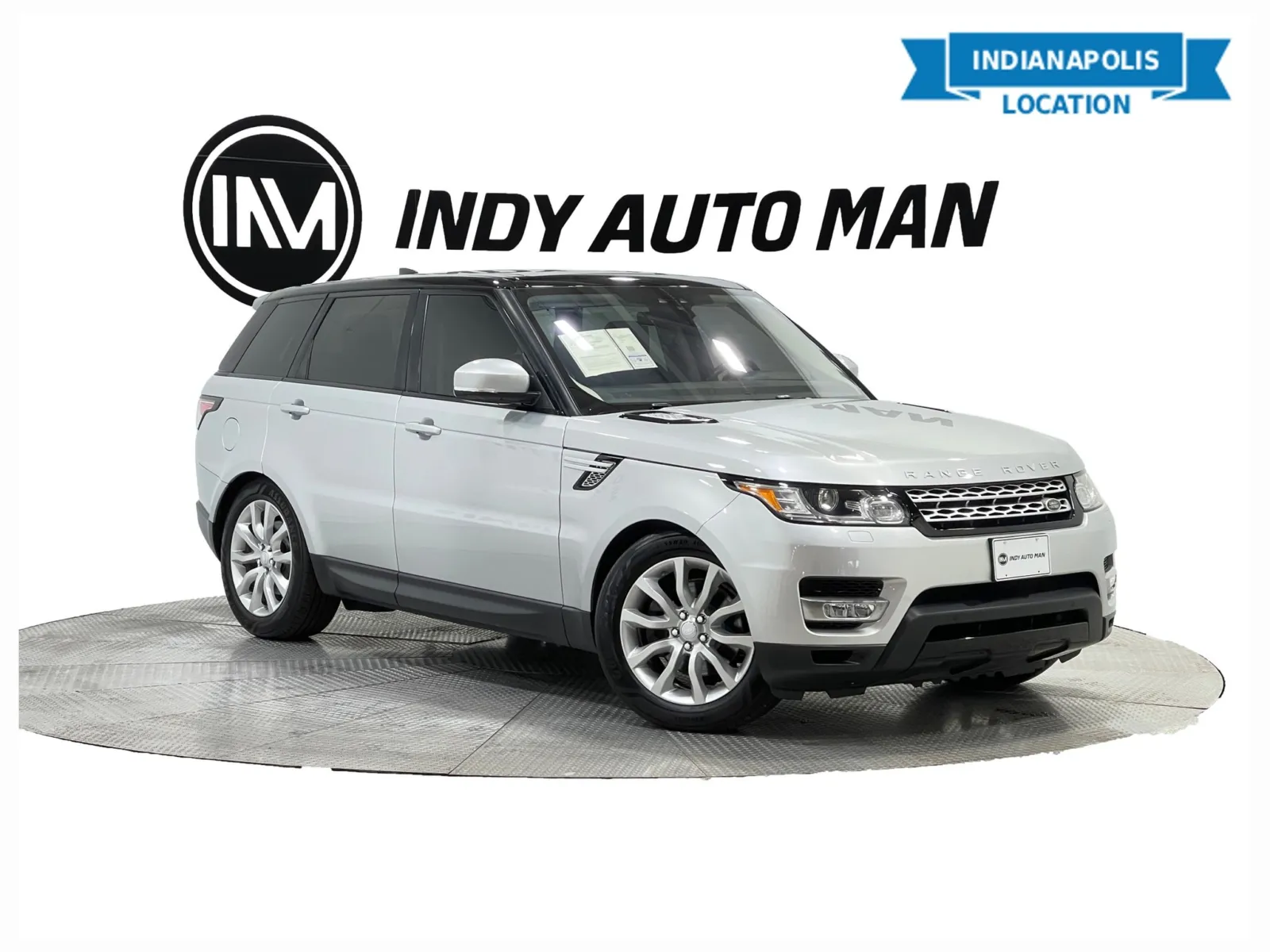Gray 2017 Land Rover Range Rover Sport 3.0L V6 Supercharged HSE for sale in Indianapolis, IN