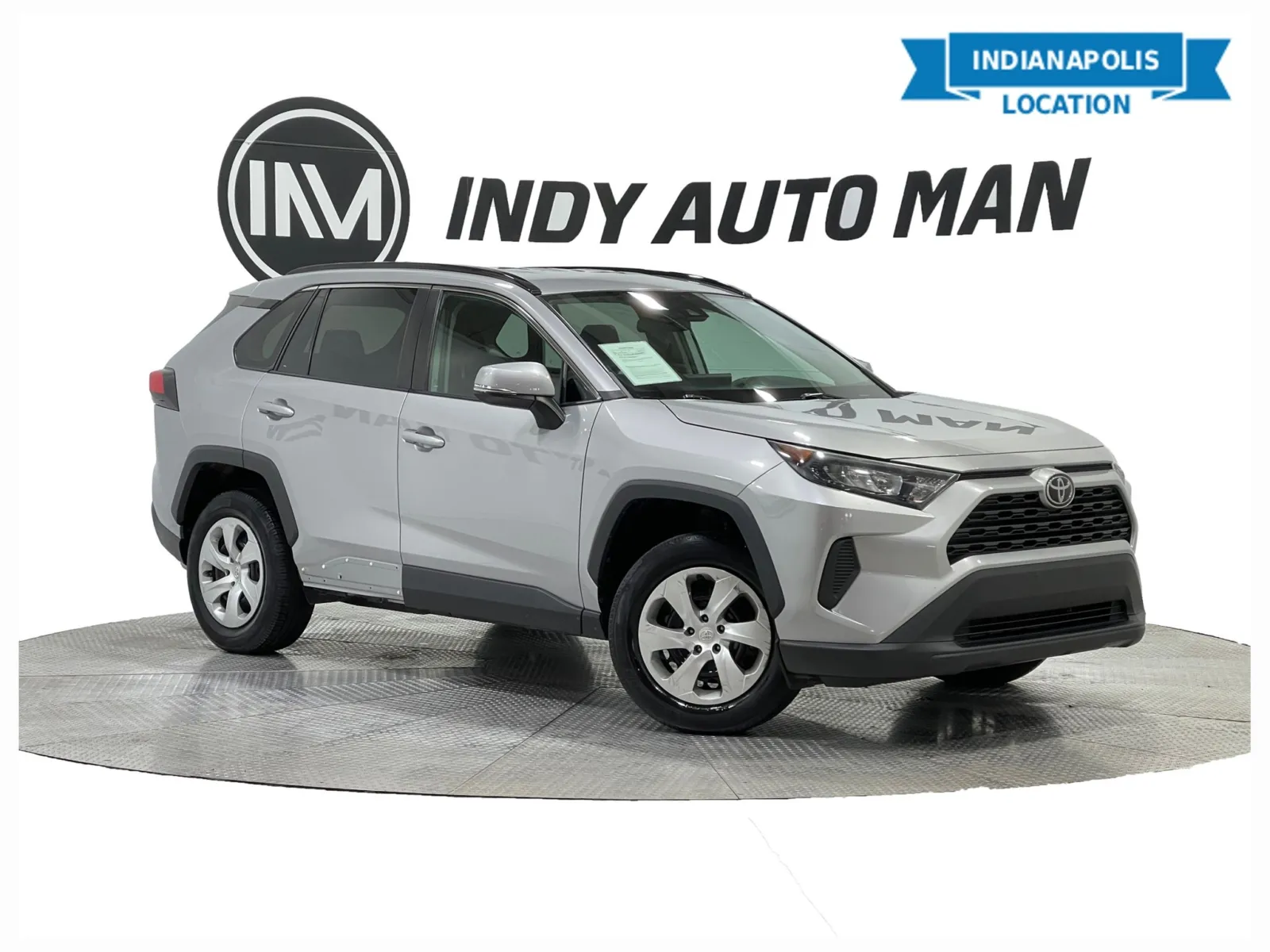 Silver 2021 Toyota RAV4 LE for sale in Indianapolis, IN