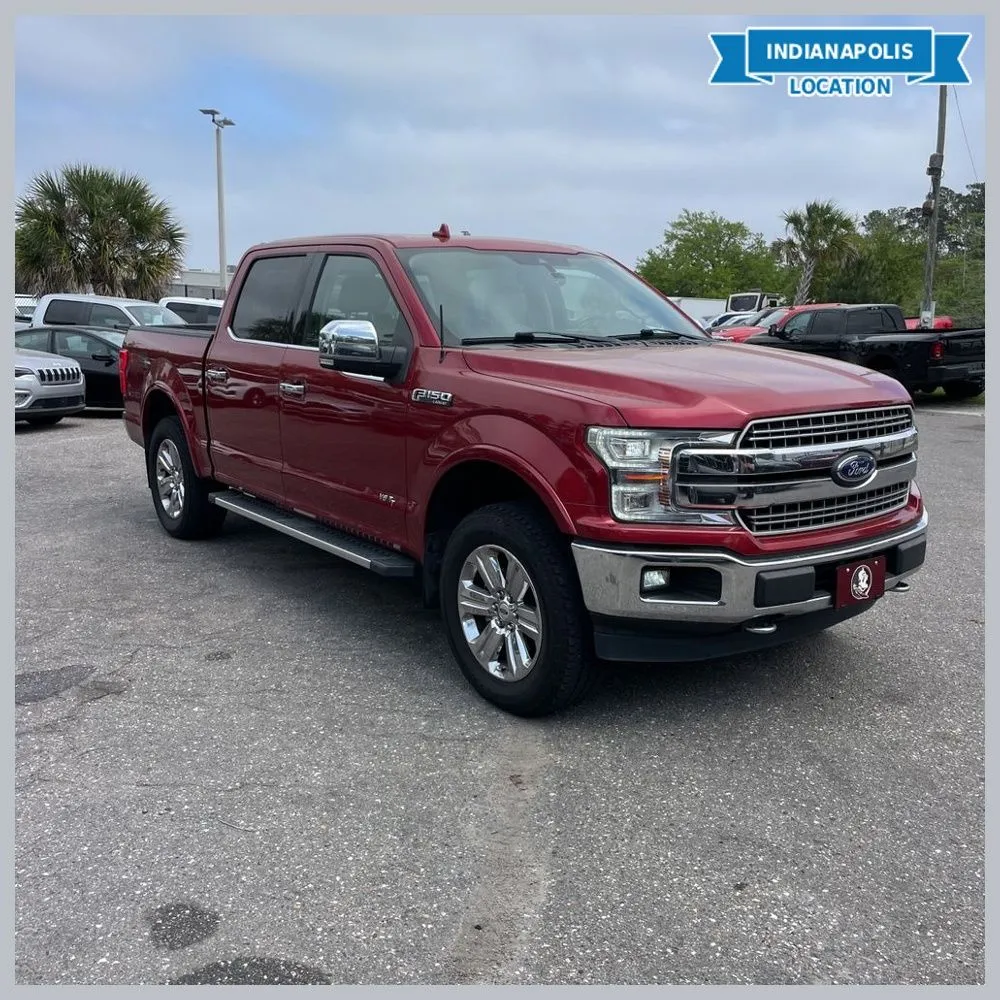 Red 2018 Ford F-150 Lariat for sale in Indianapolis, IN