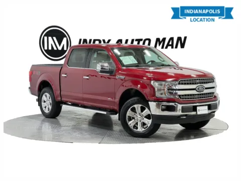 Red 2018 Ford F-150 Lariat for sale in Indianapolis, IN