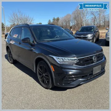 Black 2022 Volkswagen Tiguan 2.0T SE R-Line Black for sale in Indianapolis, IN