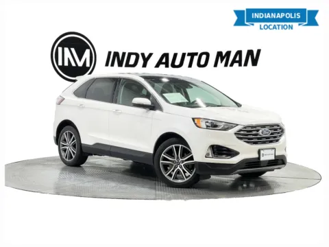 White 2019 Ford Edge Titanium for sale in Indianapolis, IN