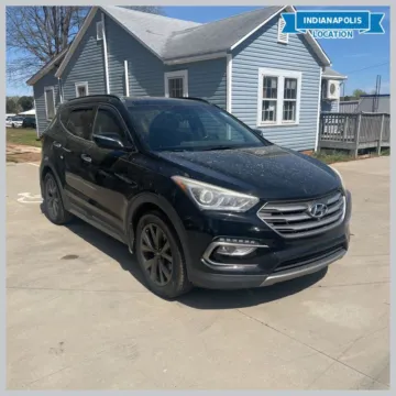 Black 2017 Hyundai Santa Fe Sport 2.0T Ultimate for sale in Indianapolis, IN