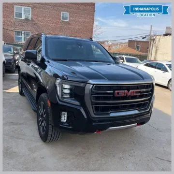 Black 2021 GMC Yukon AT4 for sale in Indianapolis, IN