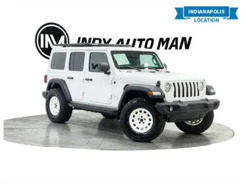 White 2021 Jeep Wrangler Unlimited Islander for sale in Indianapolis, IN