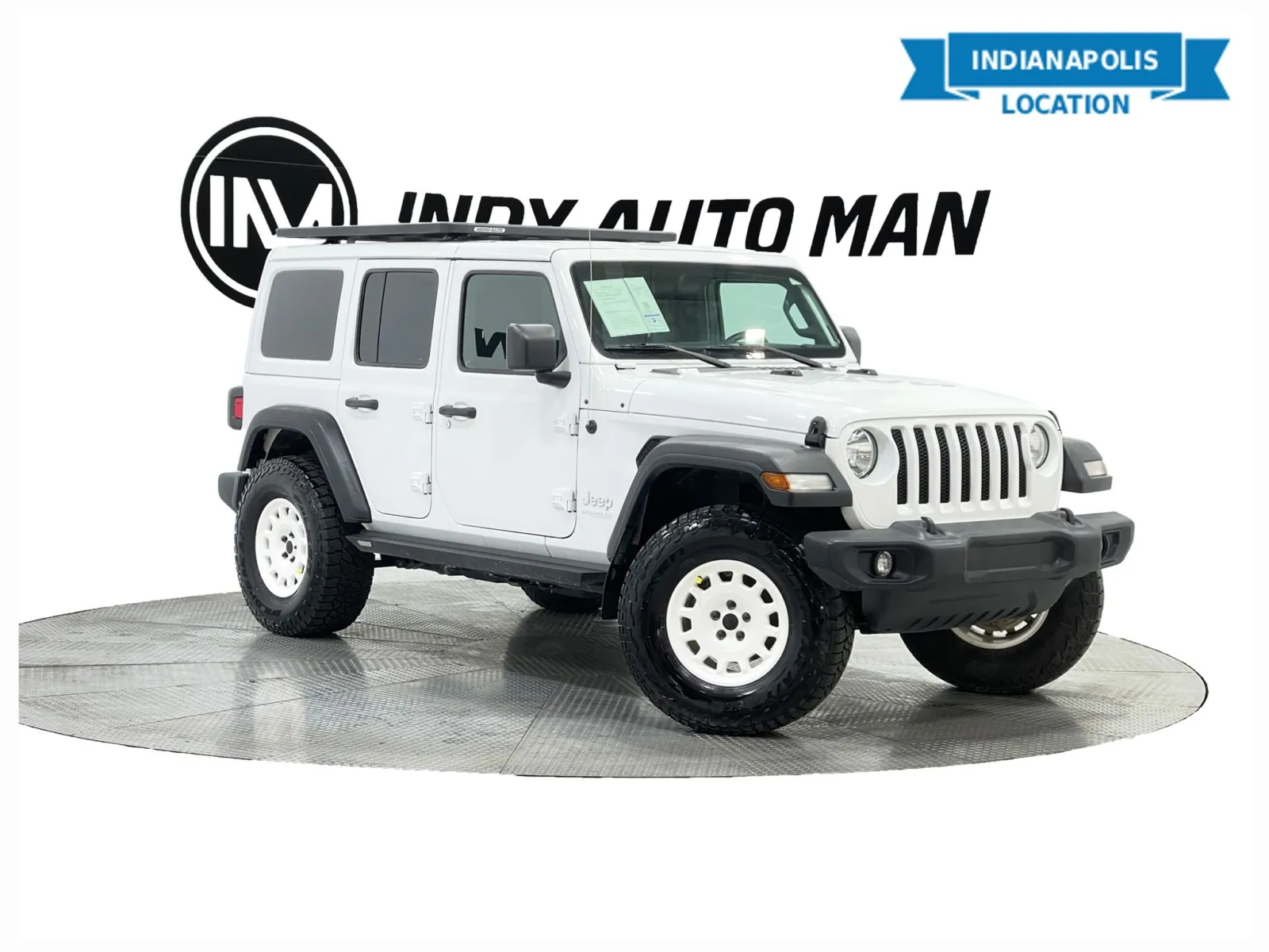 White 2021 Jeep Wrangler Unlimited Islander for sale in Indianapolis, IN