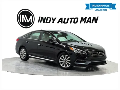 Black 2017 Hyundai Sonata Limited for sale in Indianapolis, IN