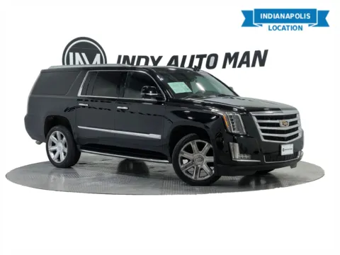 Black 2019 Cadillac Escalade ESV Luxury for sale in Indianapolis, IN
