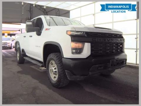 White 2021 Chevrolet Silverado 2500HD Work Truck for sale in Indianapolis, IN