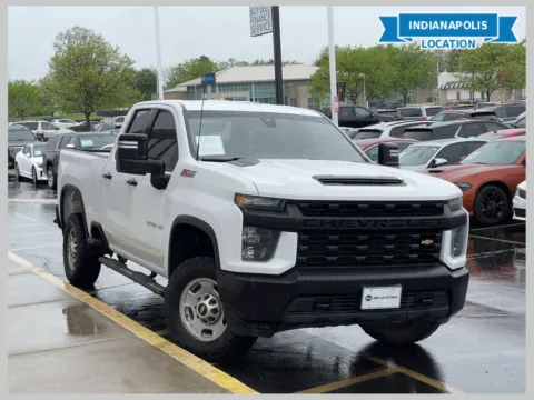 White 2021 Chevrolet Silverado 2500HD Work Truck for sale in Indianapolis, IN