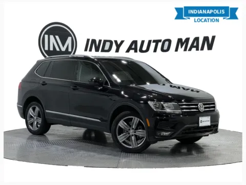 Black 2021 Volkswagen Tiguan 2.0T SEL for sale in Indianapolis, IN