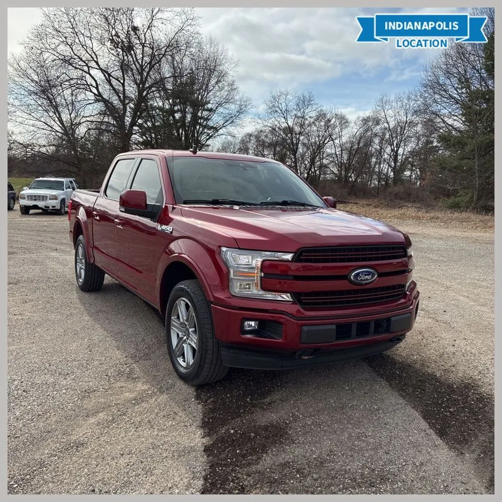 Red 2019 Ford F-150 Lariat for sale in Indianapolis, IN