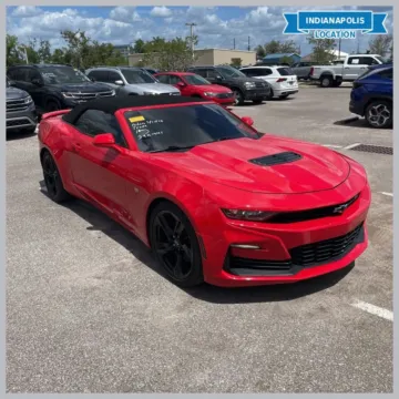 Red 2020 Chevrolet Camaro SS 2SS for sale in Indianapolis, IN