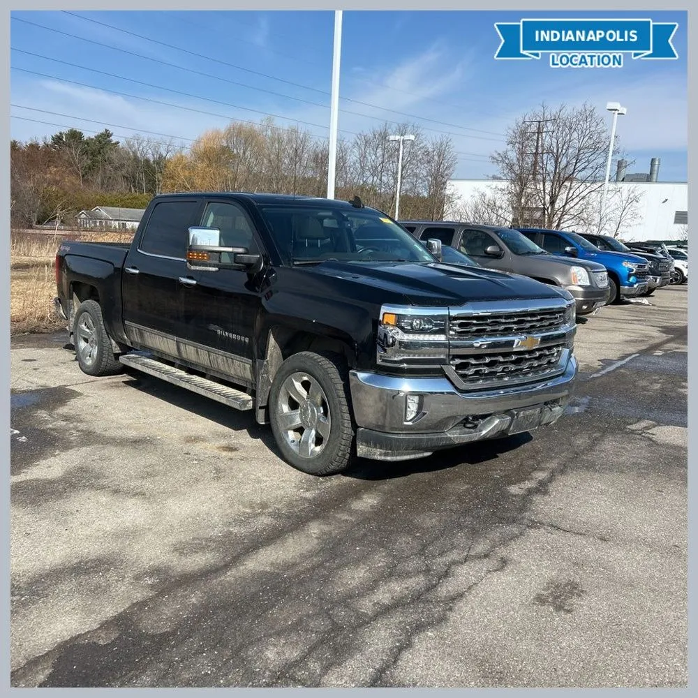 Black 2017 Chevrolet Silverado 1500 LTZ 1LZ for sale in Indianapolis, IN