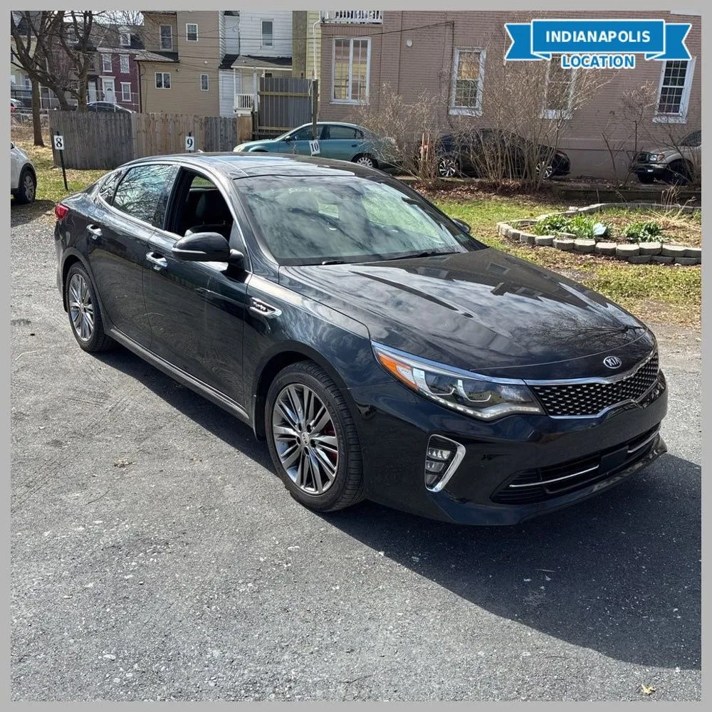 Black 2018 Kia Optima SX Turbo for sale in Indianapolis, IN