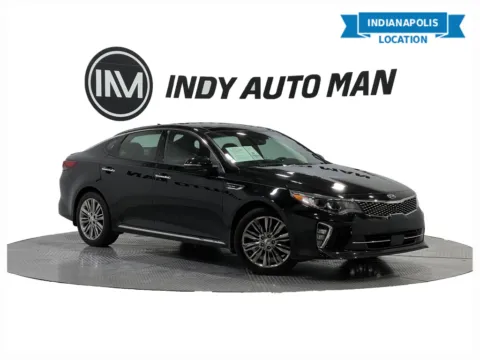 Black 2018 Kia Optima SX Turbo for sale in Indianapolis, IN