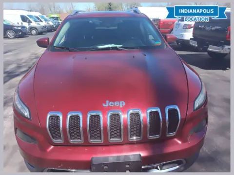 Red 2015 Jeep Cherokee Limited for sale in Indianapolis, IN