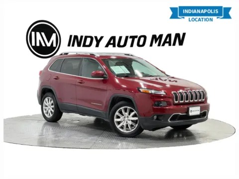Red 2015 Jeep Cherokee Limited for sale in Indianapolis, IN