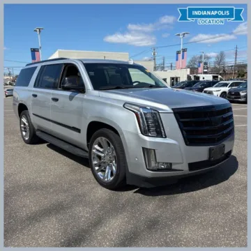 Silver 2017 Cadillac Escalade ESV Luxury for sale in Indianapolis, IN