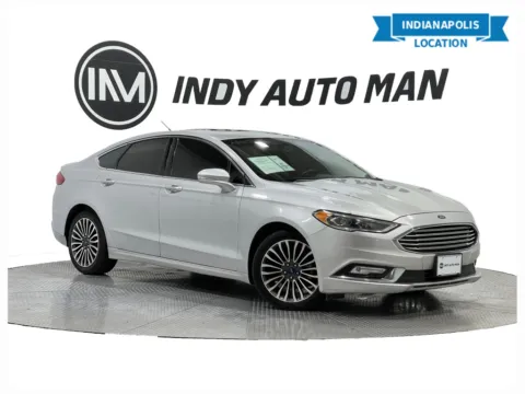 Silver 2018 Ford Fusion Titanium for sale in Indianapolis, IN