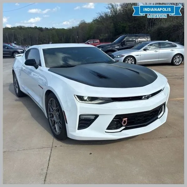White 2018 Chevrolet Camaro SS 2SS for sale in Indianapolis, IN