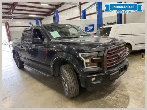 Black 2016 Ford F-150 Lariat for sale in Indianapolis, IN