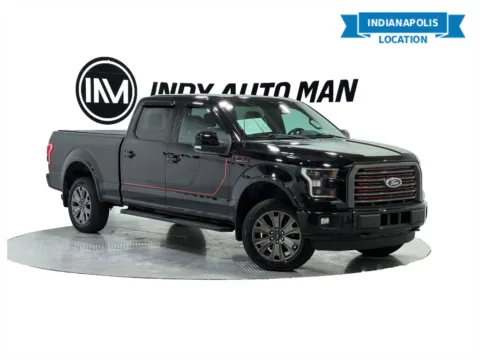 Black 2016 Ford F-150 Lariat for sale in Indianapolis, IN