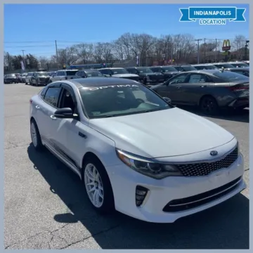 White 2018 Kia Optima SX Turbo for sale in Indianapolis, IN