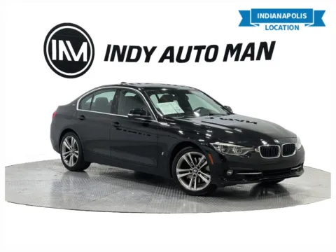 Black 2017 BMW 3 Series 330e iPerformance for sale in Indianapolis, IN