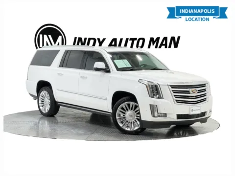 White 2018 Cadillac Escalade ESV Platinum Edition for sale in Indianapolis, IN