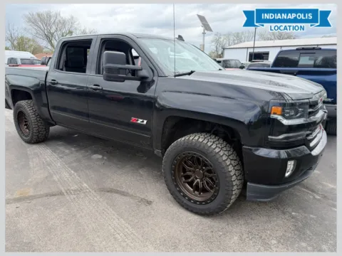 Black 2018 Chevrolet Silverado 1500 LTZ 2LZ for sale in Indianapolis, IN