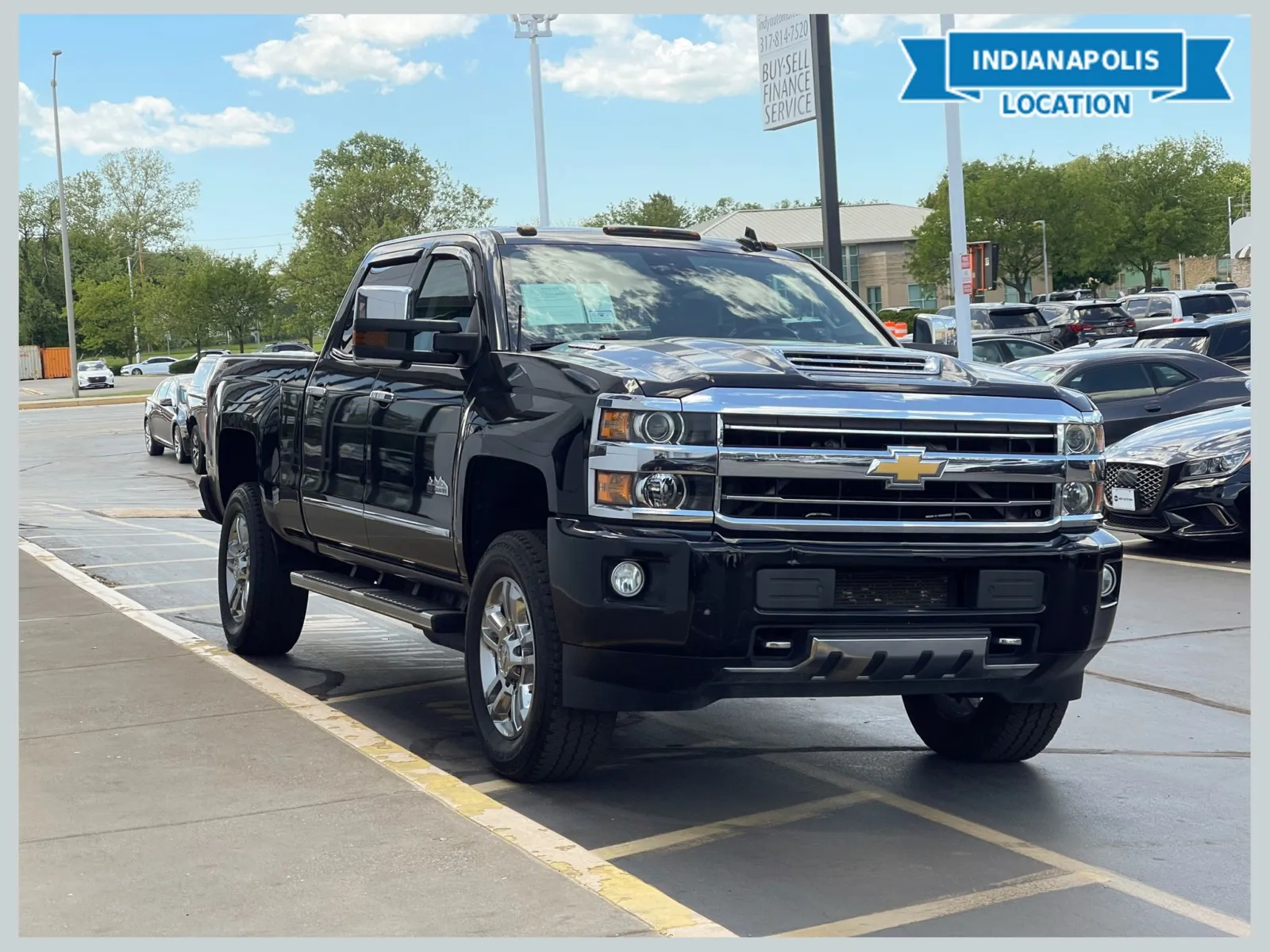 Black 2019 Chevrolet Silverado 2500HD High Country for sale in Indianapolis, IN