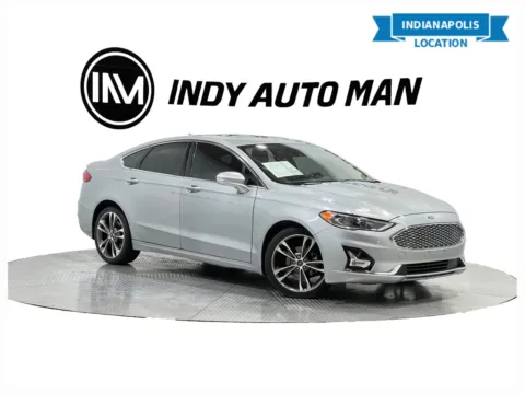 Silver 2020 Ford Fusion Titanium for sale in Indianapolis, IN