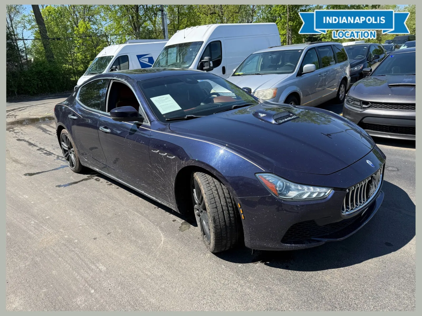 Blue 2017 Maserati Ghibli S Q4 for sale in Indianapolis, IN